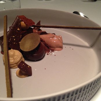 Amuse Restaurant - Paris to Tokyo, August 23, 2016 - course 13 of 14 - chocolate and coffee and more chocolate - Asian Fusion Near Me - Dublin, D