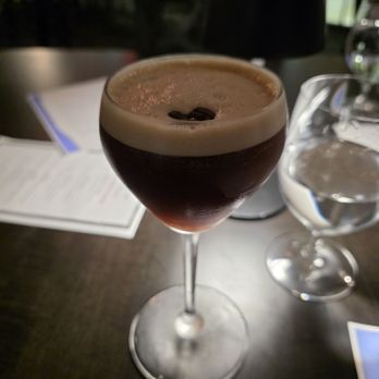 Mise En Place - $15.38 Espresso Martini (not listed on the menu, but they'll make you one). Super duper tiny - New American Near Me - Tampa, Florida Mise En Place - $15.38 Espresso Martini (not listed on the menu, but they'll make you one). Super duper tiny - New American Near Me - Tampa, Florida
