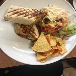 West - Chicken + blue cheese hot wrap