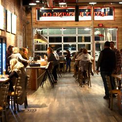 Levity Brewing - Lots of seating and great service for food and beer