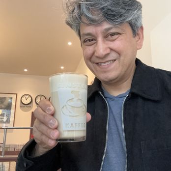 Einstein Kaffee - Latte for here - Coffee & Tea Near Me - Berlin, BE