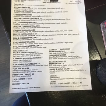 Empanada Guy - Menu - Empanadas Near Me - Freehold, New Jersey Empanada Guy - Menu - Empanadas Near Me - Freehold, New Jersey