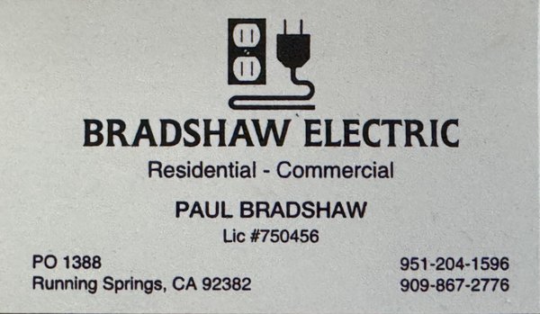 Bradshaw Electric Logo
