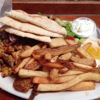 D'Yar - Chicken Shawarma Plate w/ fries - Mediterranean Near Me - Berkeley, California