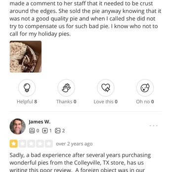 Buttermilk Sky Pie Shop - Clearly not taking accountability for the owners awful  behavior is a trend for her.... Sad. - Desserts Near Me - Colleyville, Texas