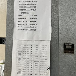 FIsh and Goat Price list. FIsh and Goat Price list.