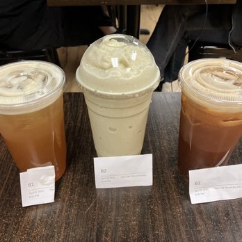 Nest Tea House - honey lemon tea  matcha slush  mango black tea - Bubble Tea Near Me - Arcadia, California
