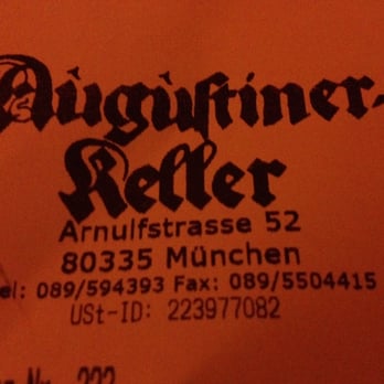 Augustiner-Keller - Info - Bavarian Near Me - Munich, BY