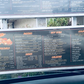 Perry's Pizza - Bottom part of drive thru menu - Pizza Near Me - Huntington Beach, California Perry's Pizza - Bottom part of drive thru menu - Pizza Near Me - Huntington Beach, California