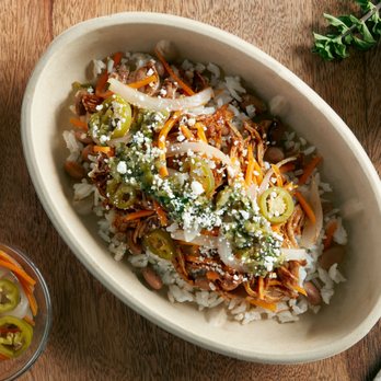 Taqueria - a bowl of shredded chicken and rice - Mexican Near Me - Burnaby, British Columbia Taqueria - a bowl of shredded chicken and rice - Mexican Near Me - Burnaby, British Columbia