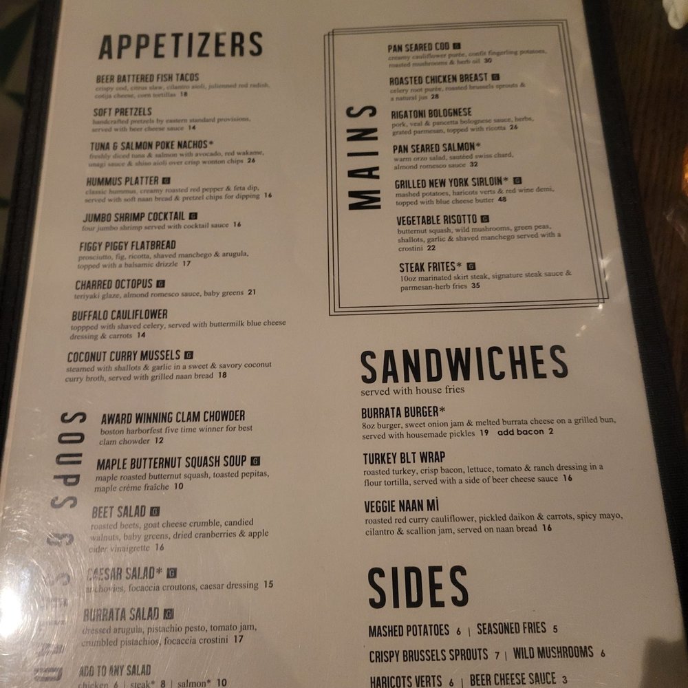 Menu Menu