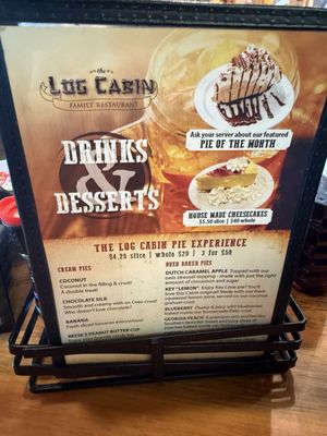 Menu photo 6 Log Cabin Family Restaurant Baraboo, WI Menu photo 6 Log Cabin Family Restaurant Baraboo, WI