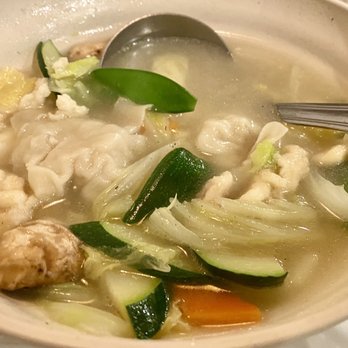 Iron Wok - "Small" 32 oz War Wanton Soup $10.29. Shrimp and mushrooms were already served or hiding! - Chinese Near Me - San Diego, California Iron Wok - "Small" 32 oz War Wanton Soup $10.29. Shrimp and mushrooms were already served or hiding! - Chinese Near Me - San Diego, California