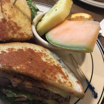 Mimi's Cafe - My burger w/ a side of fruit - American Near Me - Torrance, California Mimi's Cafe - My burger w/ a side of fruit - American Near Me - Torrance, California