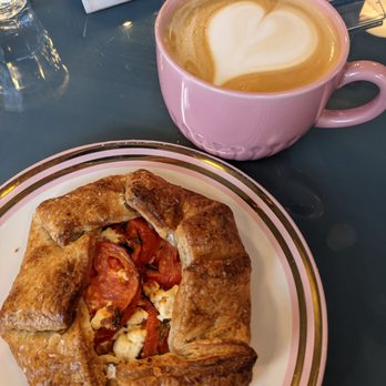 Little Sister - Tomato and goat cheese galette, latte - Breakfast & Brunch Near Me - Providence, Rhode Island Little Sister - Tomato and goat cheese galette, latte - Breakfast & Brunch Near Me - Providence, Rhode Island