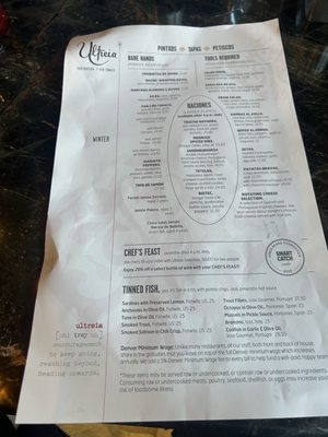 Menu photo 3 Ultreia Denver, CO