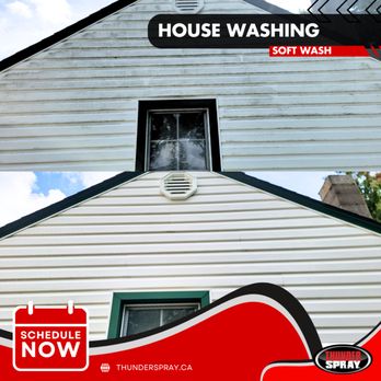 Thunder Spray - House Washing Service
Restore your home's exterior to its best with our ultra-gentle house washing service... - Pressure Washers Near Me - Windsor, Ontario Thunder Spray - House Washing Service
Restore your home's exterior to its best with our ultra-gentle house washing service... - Pressure Washers Near Me - Windsor, Ontario