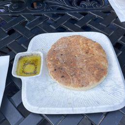 Complimentary pita! They will bring you as much as you want! Complimentary pita! They will bring you as much as you want!