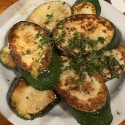 grilled zucchini. delicious. grilled zucchini. delicious.