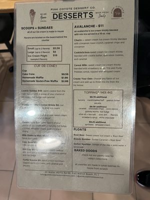 Menu photo 4 Pink Coyote Dessert Fort Walton Beach, FL
