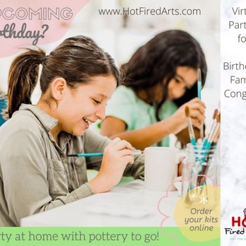 Hot Fired Arts - Virtual Zoom Parties - Summer Camps Near Me - Frederick, Maryland