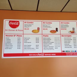 a menu on a wall a menu on a wall