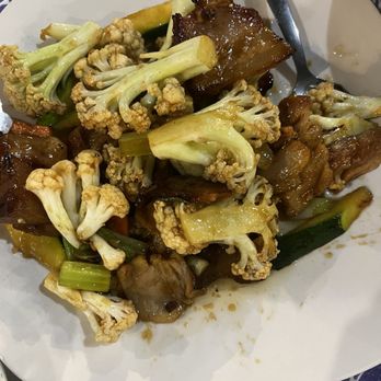 Everyday Authentic Chinese Cuisine - Tasty oil based pork with cauliflower - Chinese Near Me - East Lansing, Michigan Everyday Authentic Chinese Cuisine - Tasty oil based pork with cauliflower - Chinese Near Me - East Lansing, Michigan