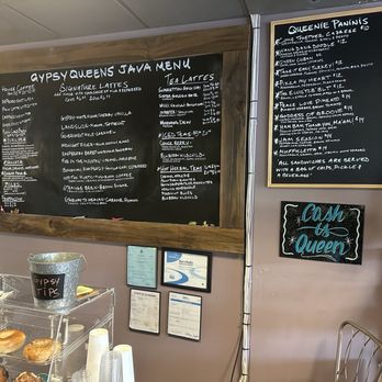 Gypsyqueens Java - Menu- Cash Payments saves you money - Coffee & Tea Near Me - Foley, Alabama