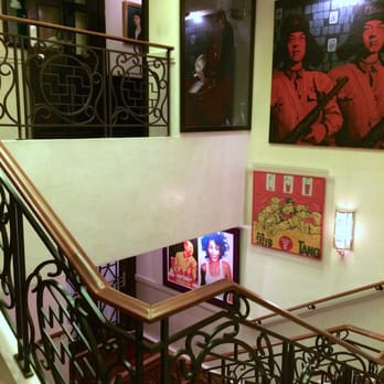 中國會 - Art filled hallway. - Chinese Near Me - Hong Kong, HK