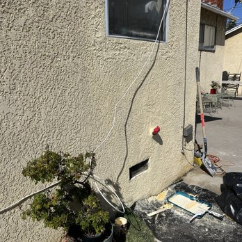 Fresh Stucco Plastering - Finished wall, very happy with the results - Stucco Services Near Me Fresh Stucco Plastering - Finished wall, very happy with the results - Stucco Services Near Me