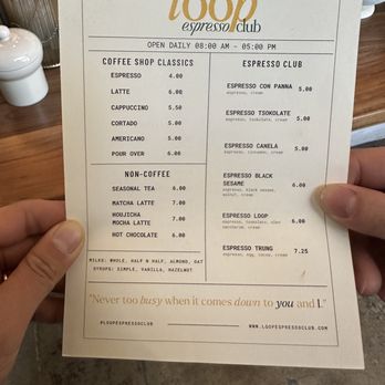 Loop Espresso Club - Coffee & Tea Near Me - Los Angeles, California