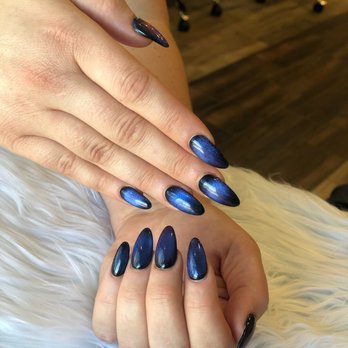 Shiloh Nails & Spa - Cat Eye Almond shape Acrylic - Nail Salons Near Me - Windsor, California Shiloh Nails & Spa - Cat Eye Almond shape Acrylic - Nail Salons Near Me - Windsor, California