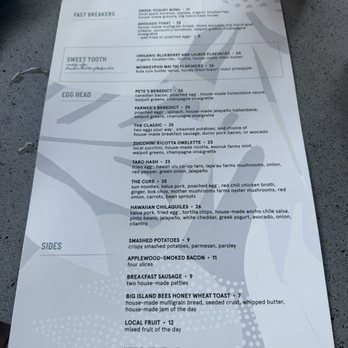 Ulu Kitchen - Menu (back) - Hawaiian Near Me - Lahaina, Hawaii