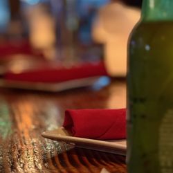 Rancho Tequileria - Place setting at the bar
