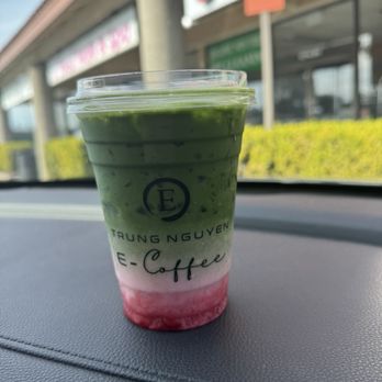 Trung Nguyen E-Coffee - The strawberry yukult matcha so good - Coffee & Tea Near Me - Long Beach, California Trung Nguyen E-Coffee - The strawberry yukult matcha so good - Coffee & Tea Near Me - Long Beach, California