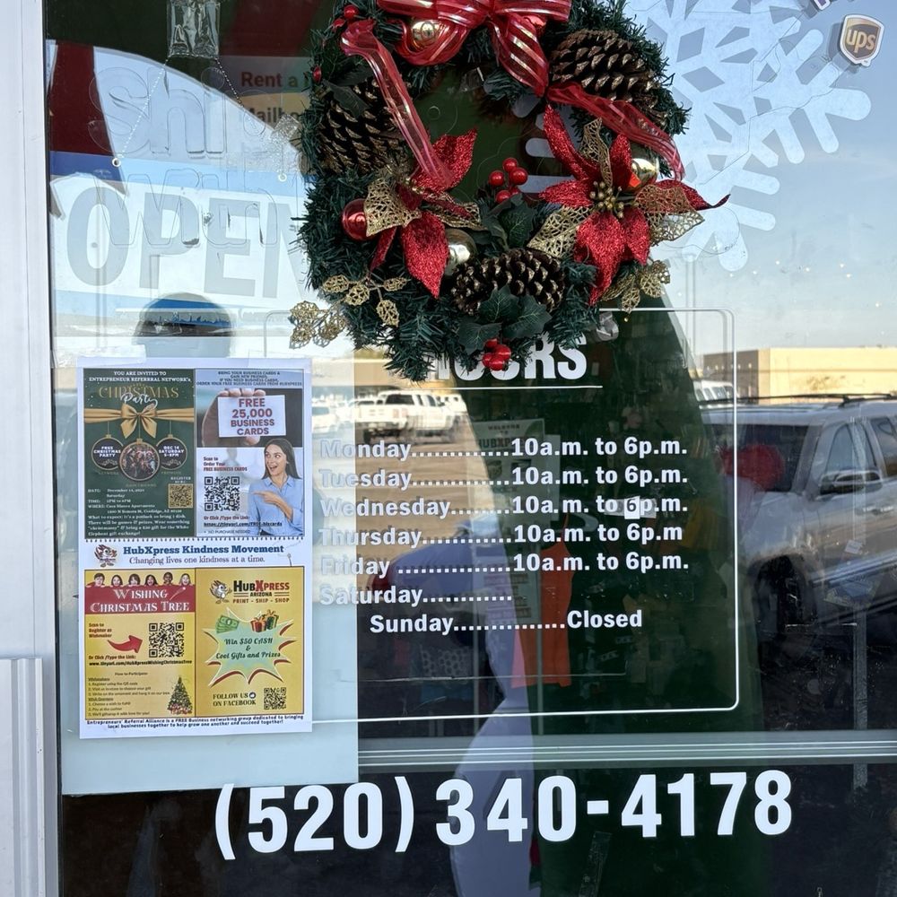 Hub Express - Hours. - Packing Supplies Near Me - Coolidge, Arizona Hub Express - Hours. - Packing Supplies Near Me - Coolidge, Arizona