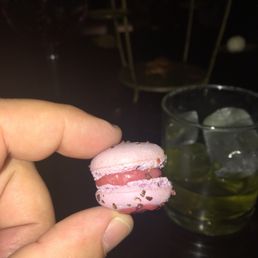That's a little delicia from the general stack of goodness you get here at Rubaiyat. And that's orujo de hierbas in the background. That's a little delicia from the general stack of goodness you get here at Rubaiyat. And that's orujo de hierbas in the background.