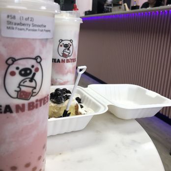 Tea N Bites - Strawberry Smoothie - Bubble Tea Near Me - Miami, Florida Tea N Bites - Strawberry Smoothie - Bubble Tea Near Me - Miami, Florida