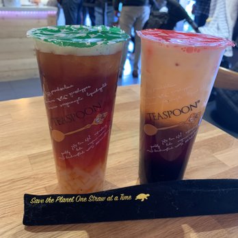 Teaspoon - Lychee on lychee and Classic Thai Tea - Bubble Tea Near Me - Campbell, California Teaspoon - Lychee on lychee and Classic Thai Tea - Bubble Tea Near Me - Campbell, California