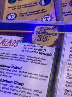 Menu photo 8 Pluckers Wing Bar - Arlington Arlington, TX Menu photo 8 Pluckers Wing Bar - Arlington Arlington, TX