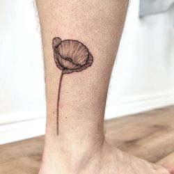 My tattoo fresh (it healed beautifully!)