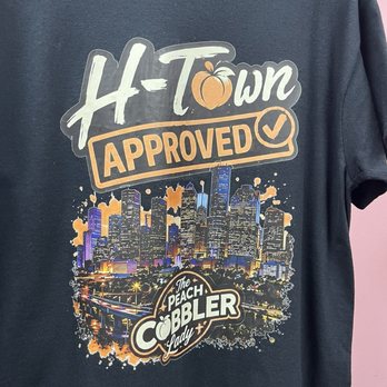 The Peach Cobbler Lady - She has Merch - Desserts Near Me - Houston, Texas The Peach Cobbler Lady - She has Merch - Desserts Near Me - Houston, Texas