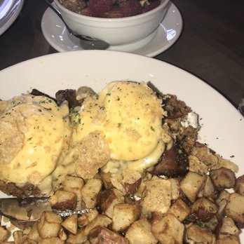 Buttermilk - Today's special Chow chow Benny - corn fritter with slow smoked pork, poached egg etc - Coffee & Tea Near Me - Naperville, Illinois Buttermilk - Today's special Chow chow Benny - corn fritter with slow smoked pork, poached egg etc - Coffee & Tea Near Me - Naperville, Illinois