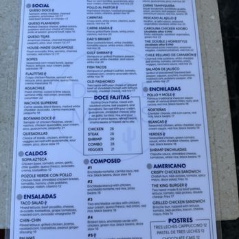 Doce Mesas - Menu - Mexican Near Me - Dallas, Texas Doce Mesas - Menu - Mexican Near Me - Dallas, Texas