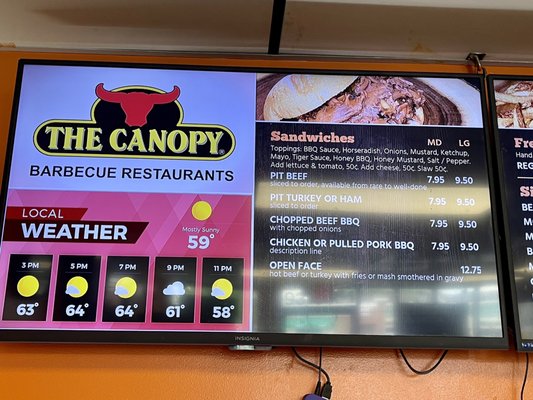 Menu photo 2 The Canopy Ellicott City, MD
