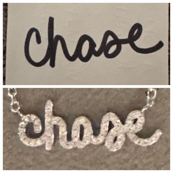 Saray Jewelry - The handwriting I gave Ararat vs the final product - perfection - Jewelry Near Me - New York, New York Saray Jewelry - The handwriting I gave Ararat vs the final product - perfection - Jewelry Near Me - New York, New York