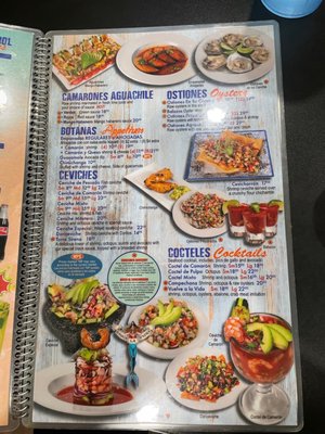 Menu photo 4 Mariscos La Sirena Crestwood, IL