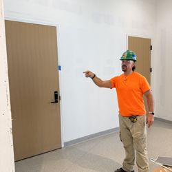 Graphics 22 Signs | G22 Signs - Architectural Signage Systems - *DANTE POINTING OUT WHY WE CANNOT INSTALL SIGNS HERE* He likes to argue. Come argue at G22 5212 Lytle Street Pittsburgh 15207 Signage near
