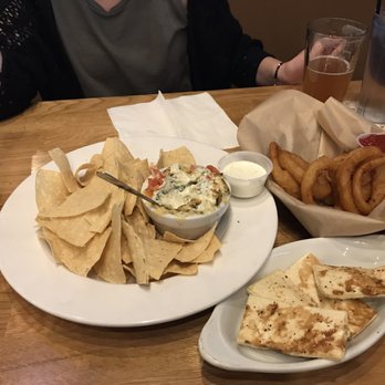 Boulders on Southern - Spinach artichoke dip and onion rings! - American Near Me - Mesa, Arizona