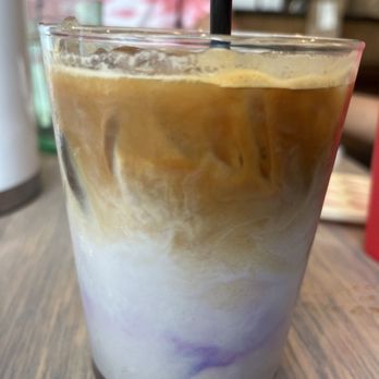 Kasama - Ube latte with oat milk - Filipino Near Me - Chicago, Illinois Kasama - Ube latte with oat milk - Filipino Near Me - Chicago, Illinois